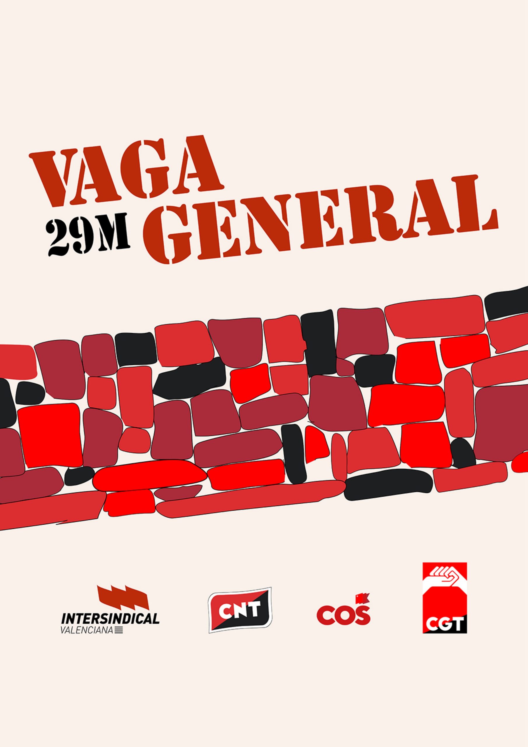 Cartell Vaga General 29-M