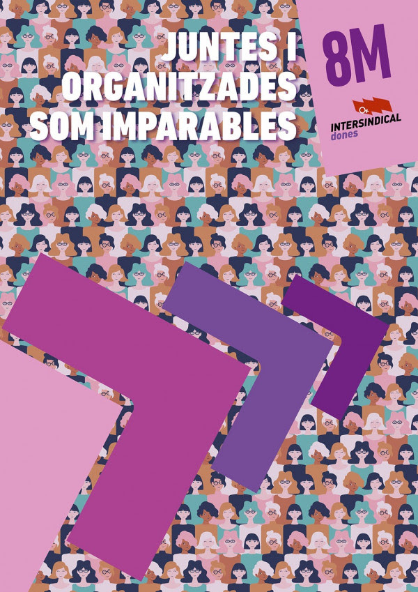 8M intersindical dones