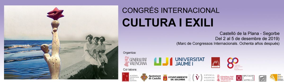 Congrés Internacional Cultura i exili 1939-2019